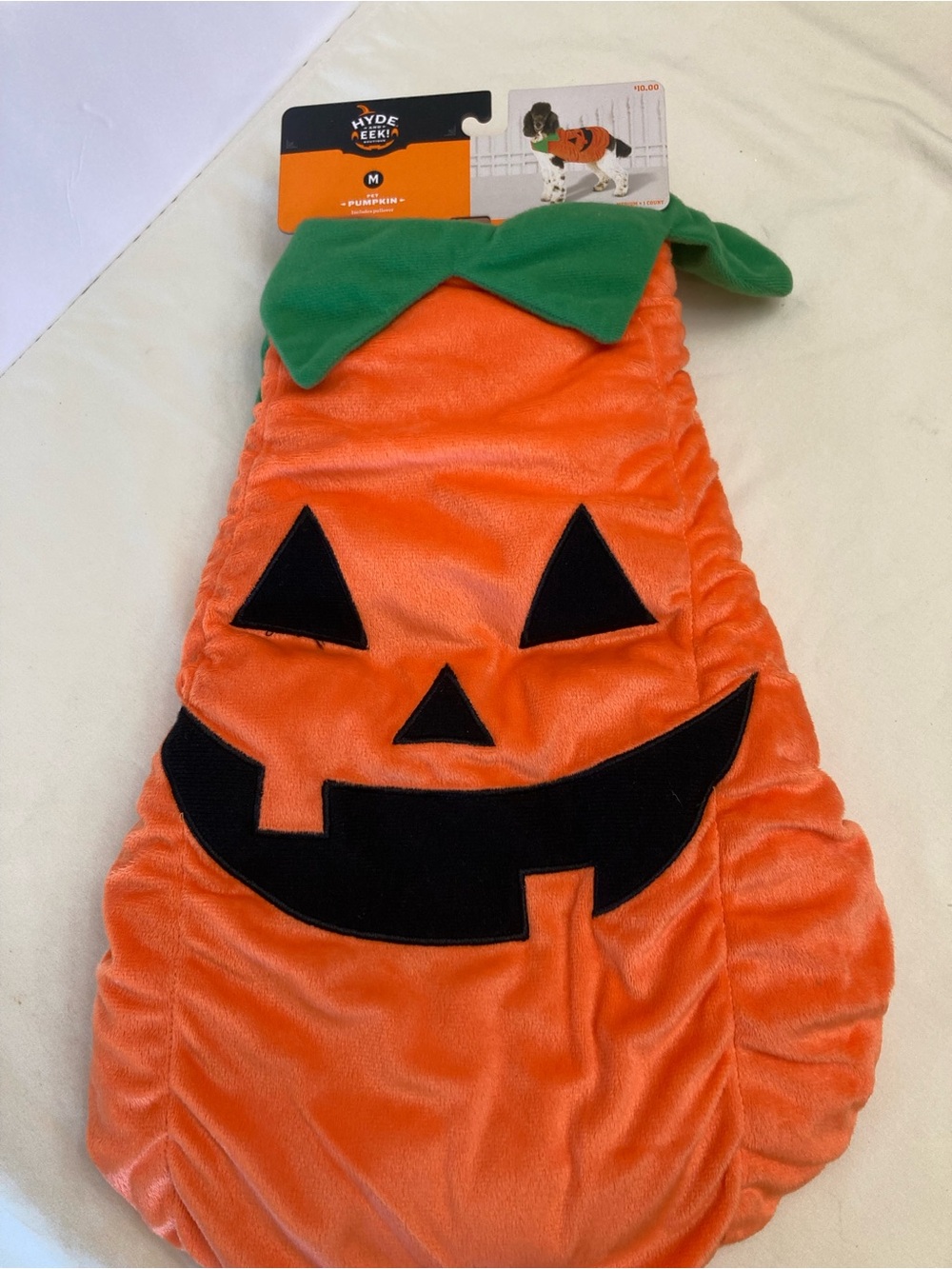Hyde and EEK! Orange Pumpkin Pet Costume New